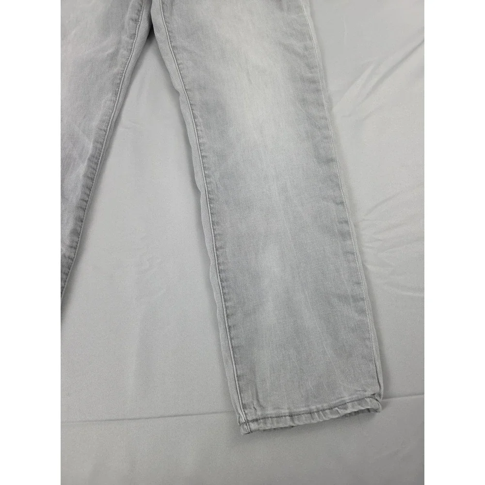 Aeropostale Jeans Skinny Tapered Fit Gray Denim Mens 32x30 Nice Whiskers